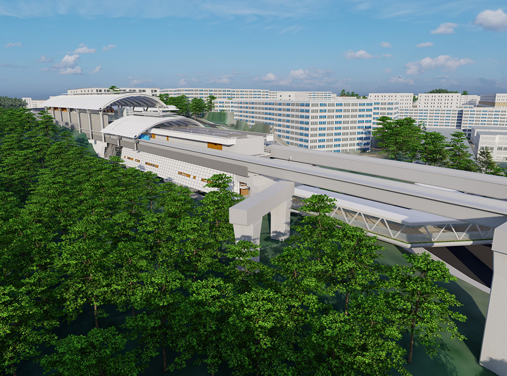 Contract J115A - Design and Construction of JW5 Station and Viaduct for Jurong region Line