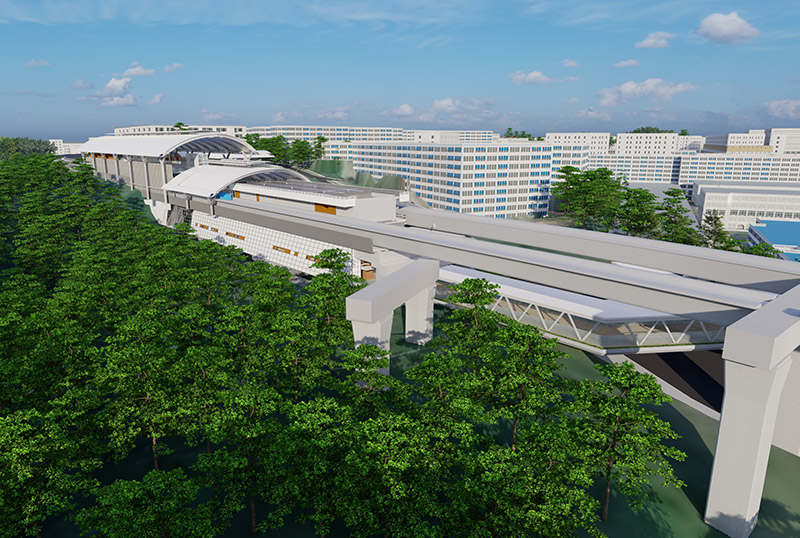Contract J115A - Design and Construction of JW5 Station and Viaduct for Jurong region Line